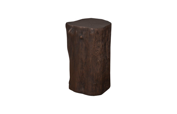 Log Stool, Bronze, SM