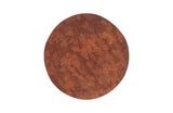 Cast Oil Drum Wall Discs, Resin, Rust Finish, Set of 4