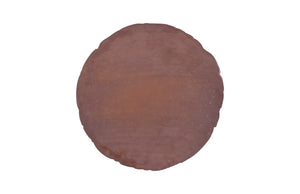 Cast Oil Drum Wall Discs, Resin, Rust Finish, Set of 4