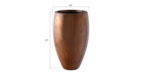 Classic Planter, Polished Bronze, MD