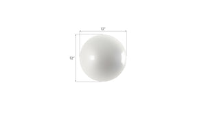 Ball on the Wall, Small, Pearl White