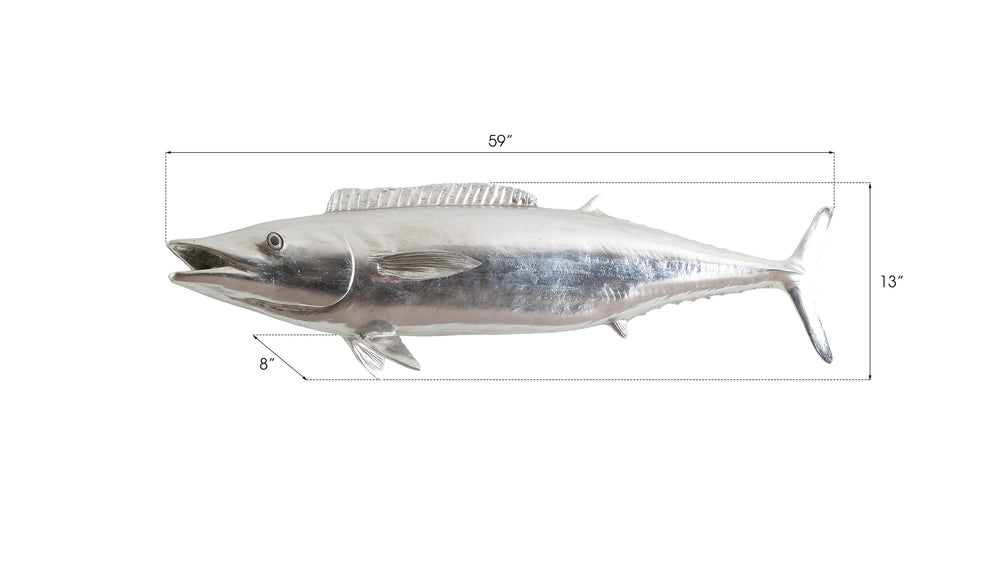 Wahoo Fish, Silver Leaf