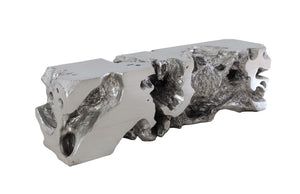 Freeform Bench, Silver Leaf