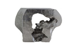 Plateada Hollow Console, Silver Leaf