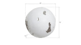 Cast Root Wall Ball, Resin, White, SM
