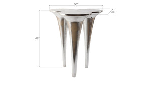 Marley Silver Bar Table