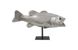 Large Mouth Bass Fish, with Stand