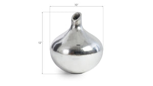 Katha Vase, Silver Leaf