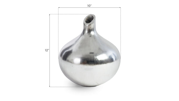 Katha Vase, Silver Leaf