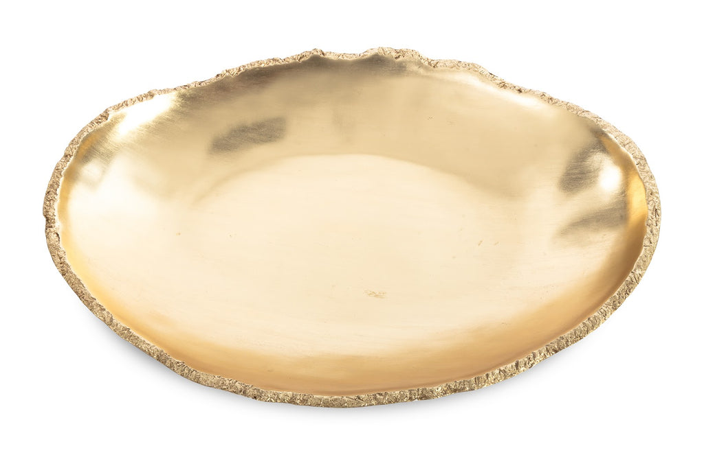 Broken Egg Bowl, White and Gold Leaf – English Elm