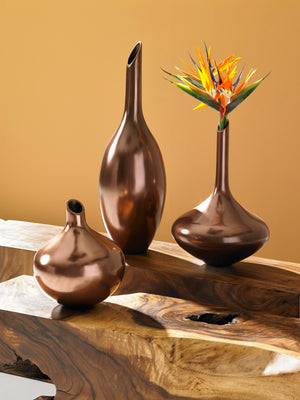 Katha Vase, Copper Top Coat