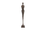Tall Chiseled Female Sculpture