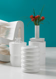 Ribbed Stool, Gel Coat White