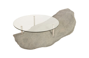 Asteroid Coffee Table, Gray Stone, MD