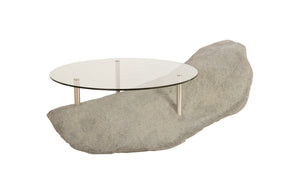 Asteroid Coffee Table, Gray Stone, MD