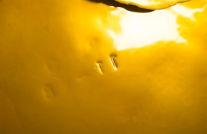 Cast Oil Drum Wall Discs, Liquid Gold, Set of 4