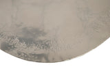 Cast Oil Drum Wall Discs, Liquid Silver, Set of 4