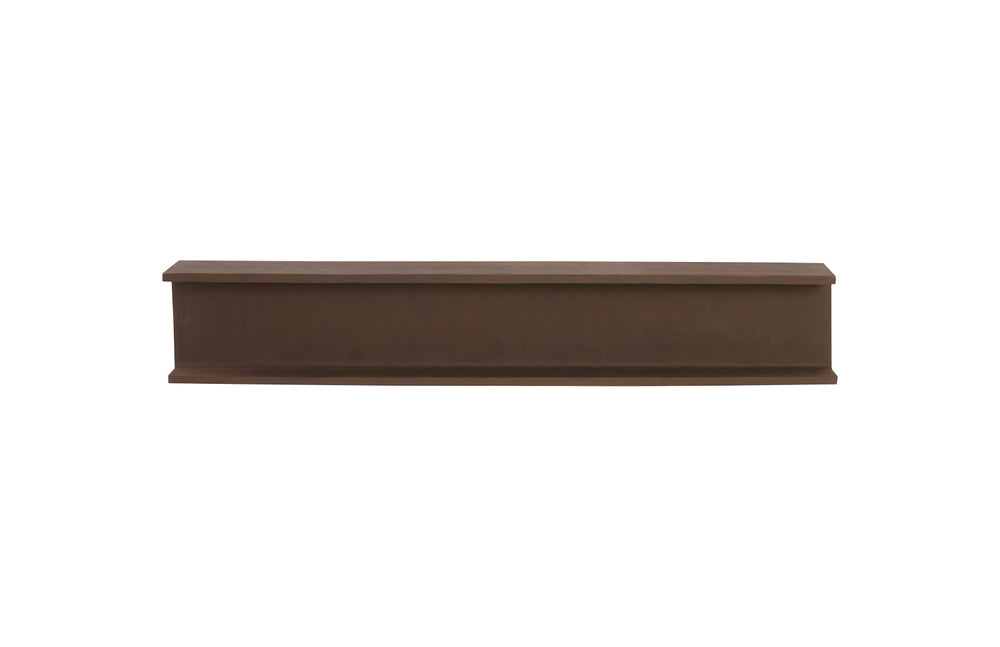 I-Beam Wall Shelf, Rust