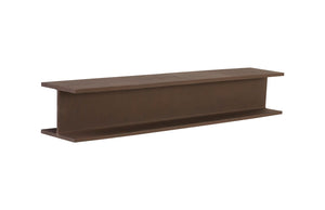 I-Beam Wall Shelf, Rust