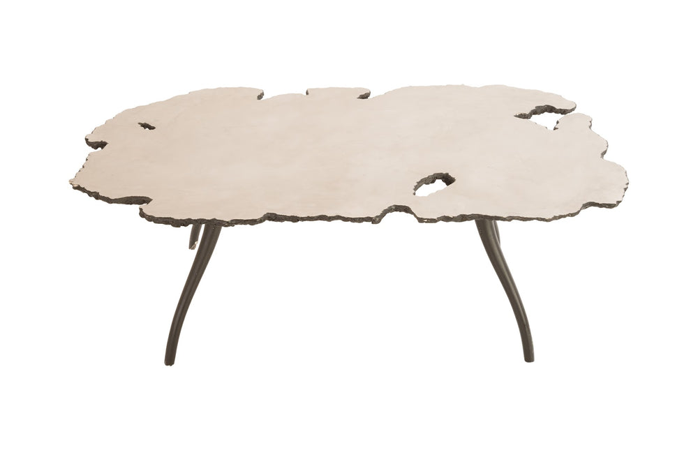 Lava Coffee Table on Iron Legs