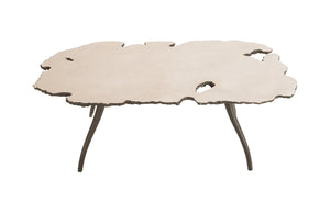 Lava Coffee Table on Iron Legs