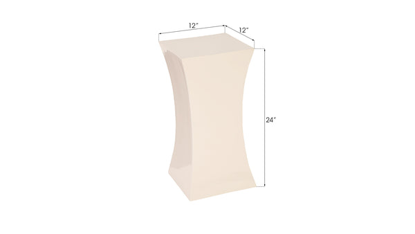 Paya Pedestal, Gel Coat White