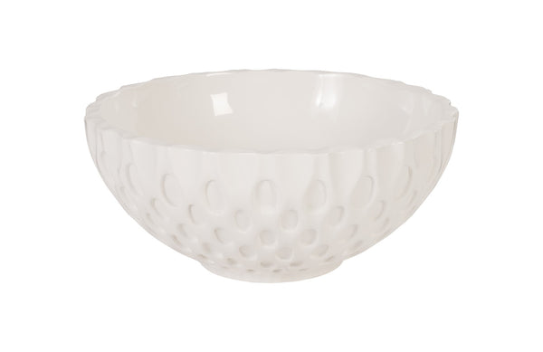 Coral Bowl, Gel Coat White