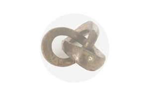 Trifoil Coffee Table, Bronze w/ Glass