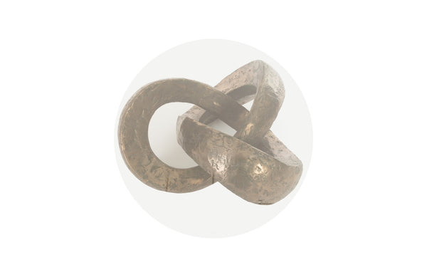 Trifoil Coffee Table, Bronze w/ Glass