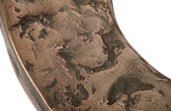 Trifoil Coffee Table, Bronze w/ Glass