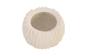 Alon Planter, Gel Coat White