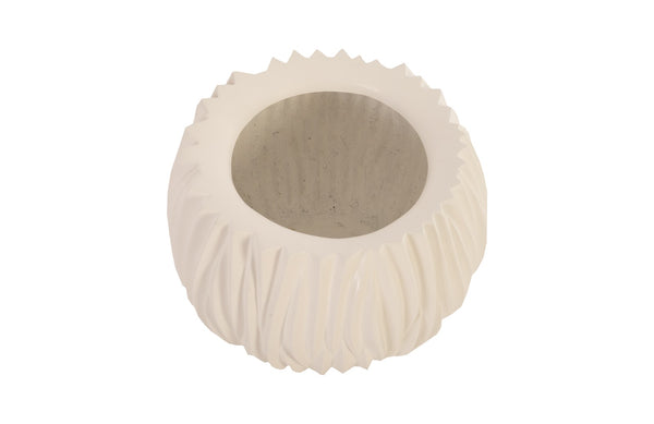 Alon Planter, Gel Coat White