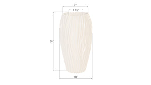 Alon Planter, Gel Coat White