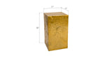 Slate Pedestal, Medium, Liquid Gold