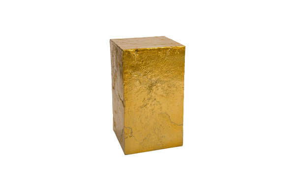 Slate Pedestal, Medium, Liquid Gold