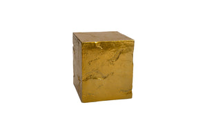 Slate Pedestal, Small, Liquid Gold