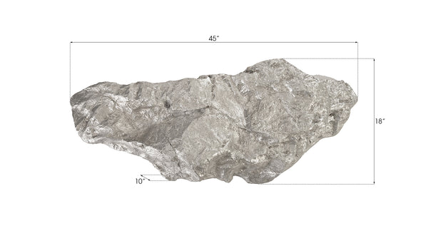 Boulder Shelf, Silver Leaf, LG