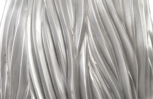 Alon Planter, Polished Aluminium