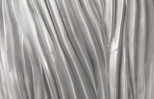 Alon Planter, Polished Aluminium