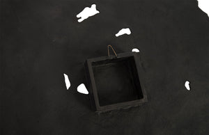 Molten Wall Disc, Medium, Silver Leaf