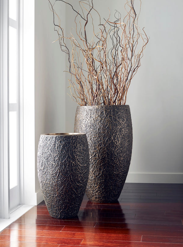 String Theory Planter, Bronze, SM