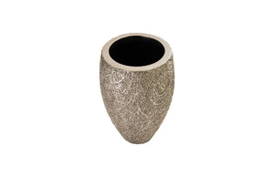 String Theory Planter, Silver Leaf, SM