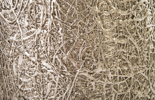 String Theory Planter, Silver Leaf, SM