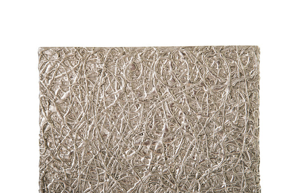 String Theory Pedestal, Silver Leaf, SM