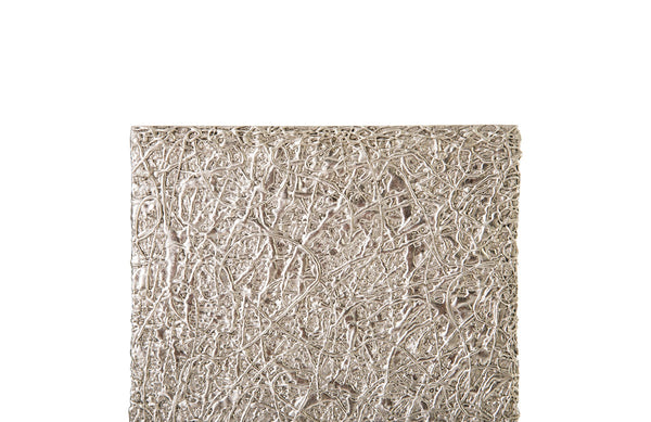 String Theory Pedestal, Silver Leaf, MD