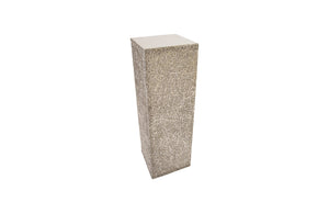 String Theory Pedestal, Silver Leaf, LG