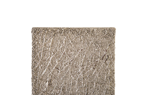 String Theory Pedestal, Silver Leaf, LG