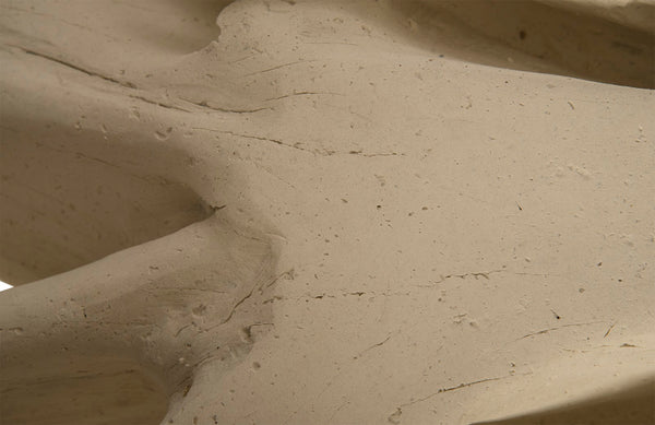 Cast Sonokeling Coffee Table, Round, Roman Stone