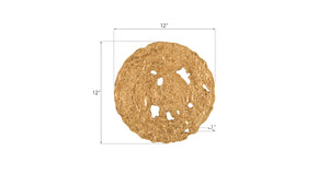 Molten Wall Disc, Small, Gold Leaf