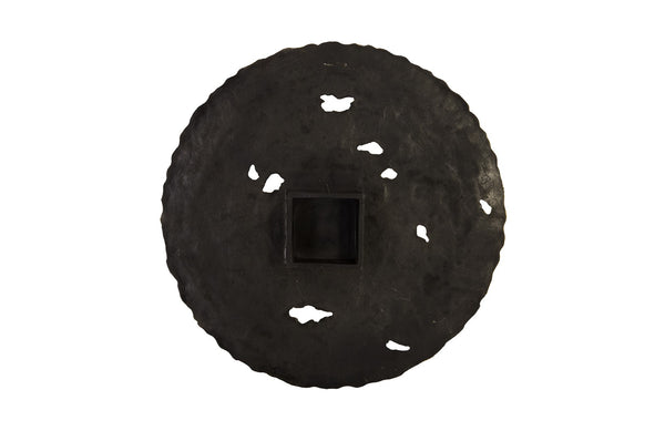 Molten Wall Disc, Large, Gold Leaf